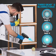 High-Speed Metal Blower Fan 200W USB Rechargeable 110000 RPM for Air Dust Snow