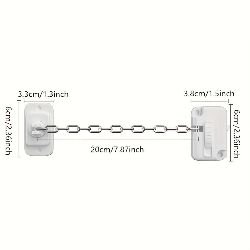Child Safety Lock Window Limiter ABS Material Anti-Fall Security Lock