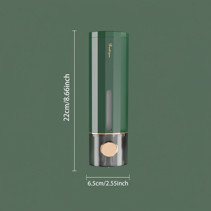 Wall-Mounted Plastic Soap Dispenser for Bathroom Hand Sanitizer and Shampoo