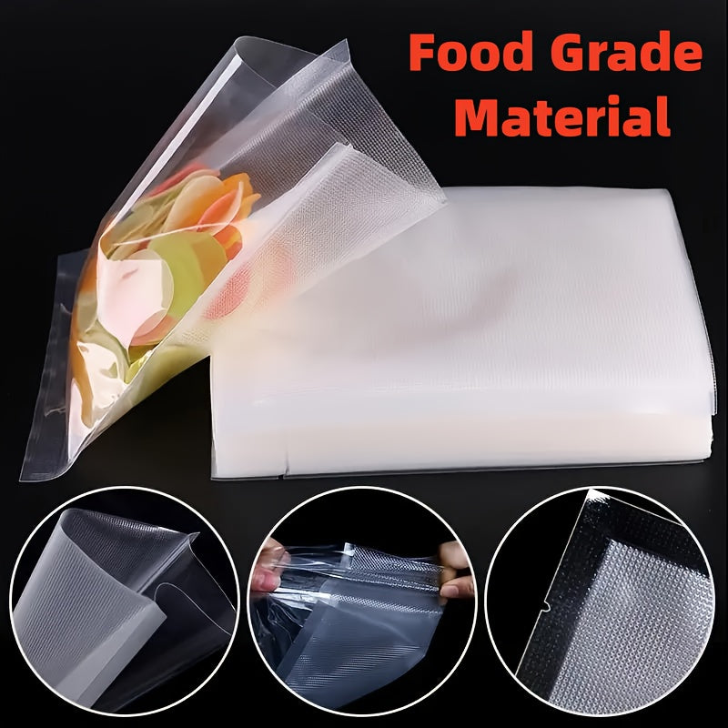 100pcs Food Grade Vacuum Sealer Bags Heavy Duty Durable Thick for Food Preservation