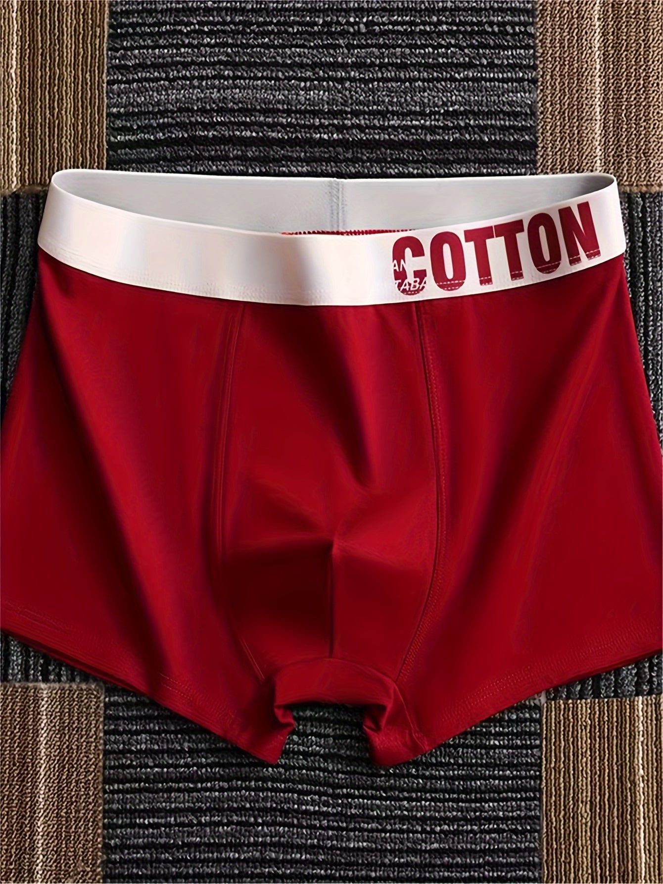 Men's Cotton Boxer Briefs 3-Pack Breathable Stretch Active Underwear