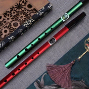 Beginners va professional uchun alyuminiy irish fleyta, C D o'lchovli, laklangan, qizil, ko'k, yashil, to'q purple