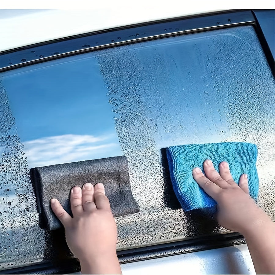 Microfiber Cleaning Cloth for Glass Windows Mirrors Car Dishes Scratch-Free Reusable