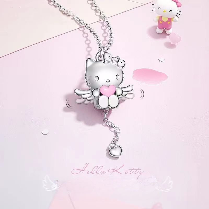 Collar con colgante de ala de cobre para mujeres y niñas, joyería sencilla y bonita, regalo