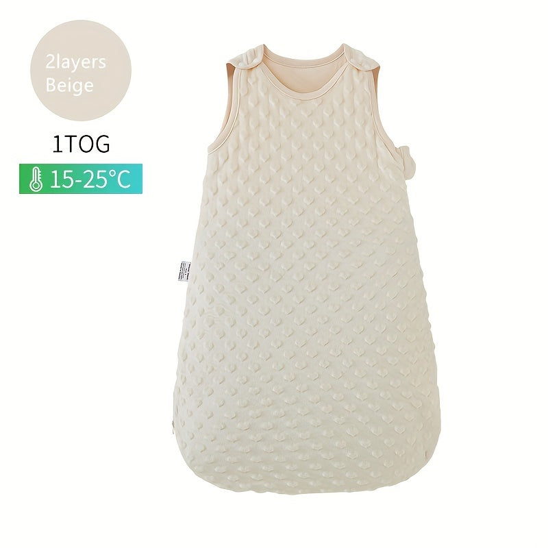 "Yumshoq velurdan tayyorlangan, tikuvli dizaynga ega, mashinada yuvilishi mumkin bo'lgan, qulay tun uxlash uchun qattiq kulrang rangdagi Cozy youngins yotoq sumkasi."