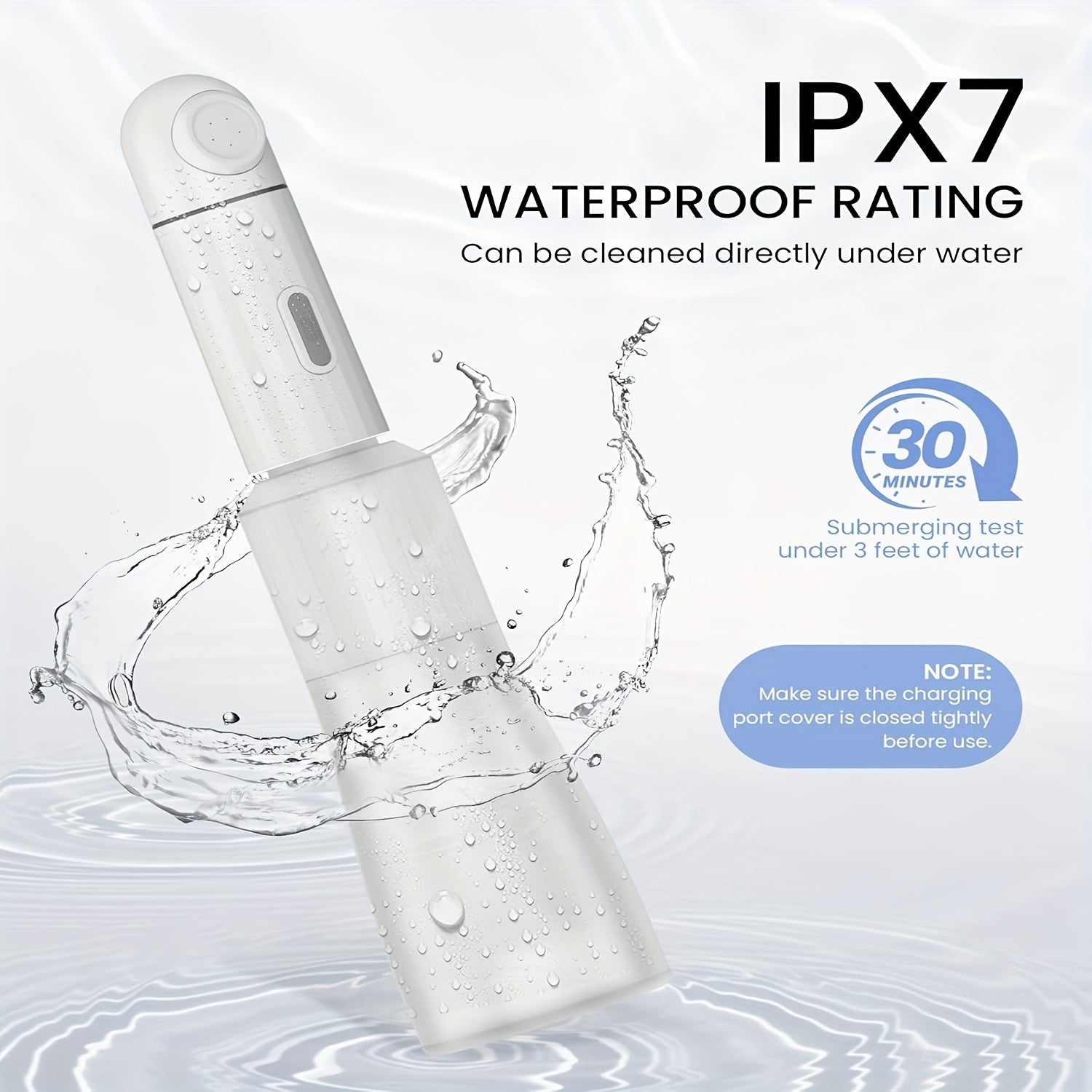 Portable Rechargeable Travel Bidet Sprayer with Dual-Speed Settings and Accessories