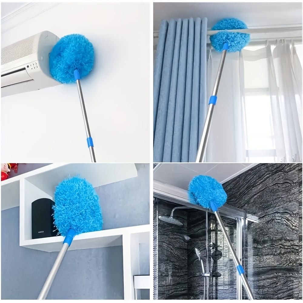Extendable Microfiber Fan Brush for Dusting Ceiling Fans and High Surfaces