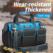 Waterproof Black Fabric Electrician's Tool Bag Waist Pack for Woodworking and Screwdriver Kit