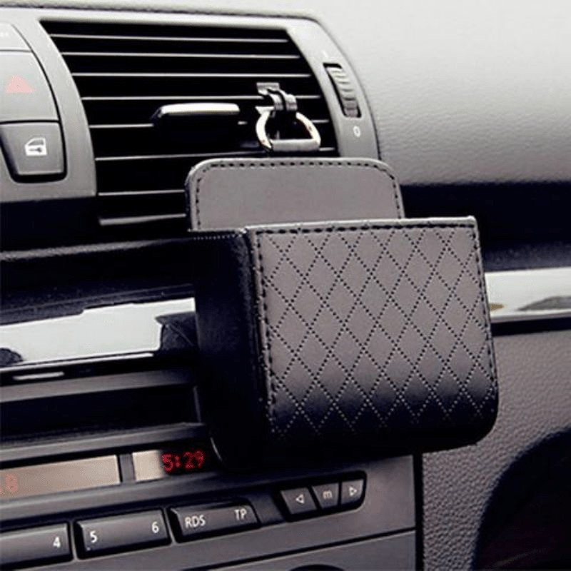 Universal avtomobil saqlash qutisi havo chiqishi telefon ushlagichi tashkilotchisi