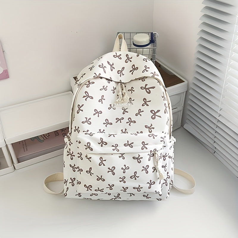 Kelebek bosma sumkasi Polyester ko'p bo'lakli maktab sayohati uchun zip yopilishi bilan chuqur khaki, pushti, to'q sariq, ko'k, qora