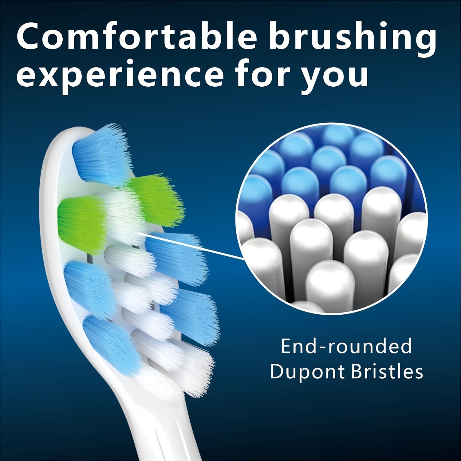 Soft Bristle Replacement Toothbrush Heads 8/12/16pcs for Gum Care
