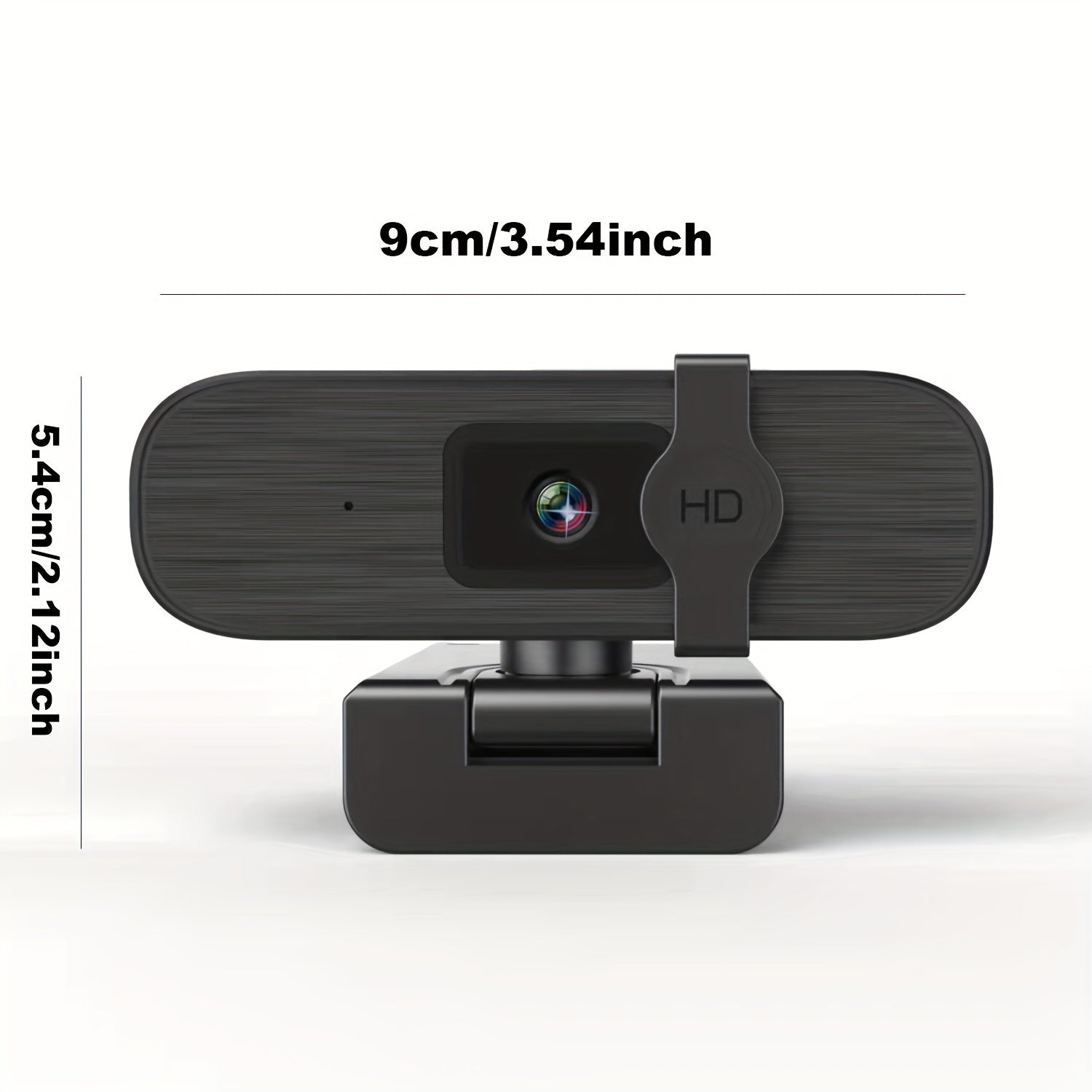 4K HD Webcam with Remote Control Privacy Cover Microphone for PC Laptop Video Conferencing