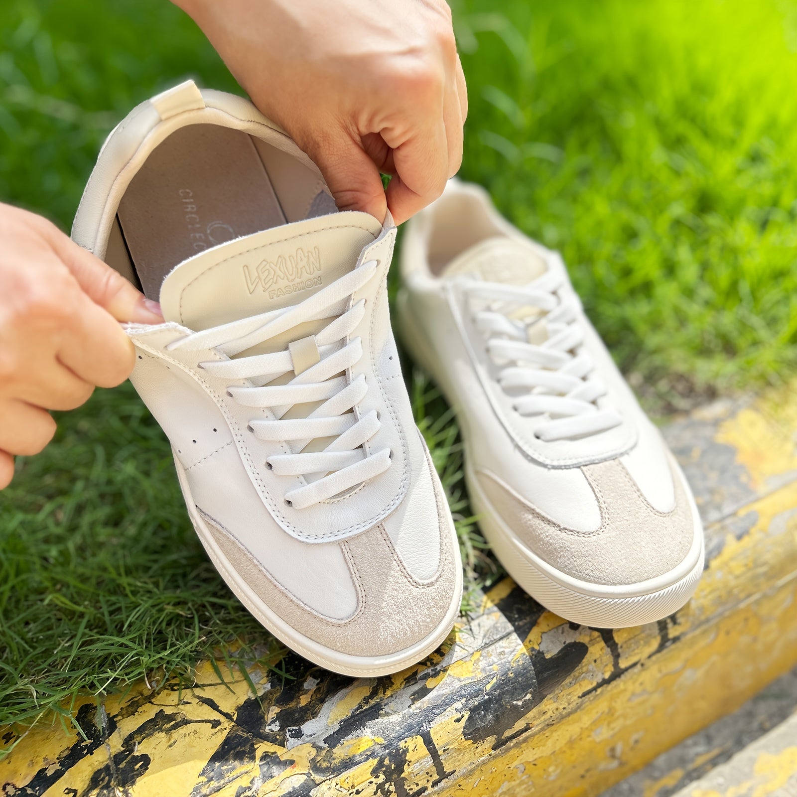 1 juft elastik No-Tie poyabzal lentalari uchun sneakers kanvas poyabzal