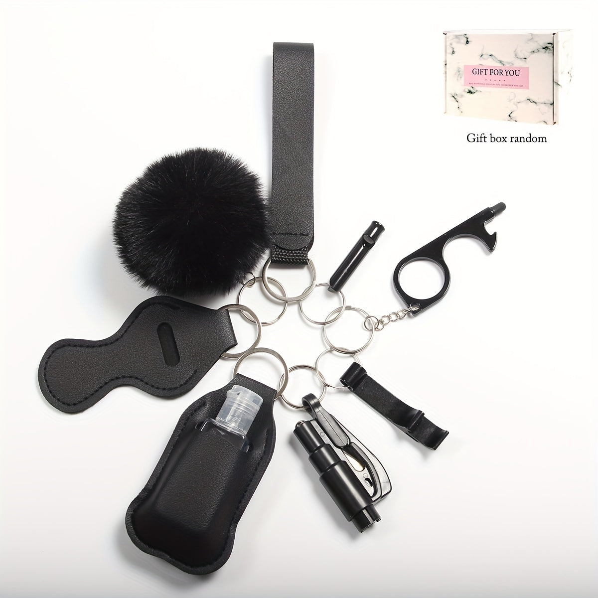 Men's Safety Protection Set with Gift Box, 8-Piece Protective Accessories