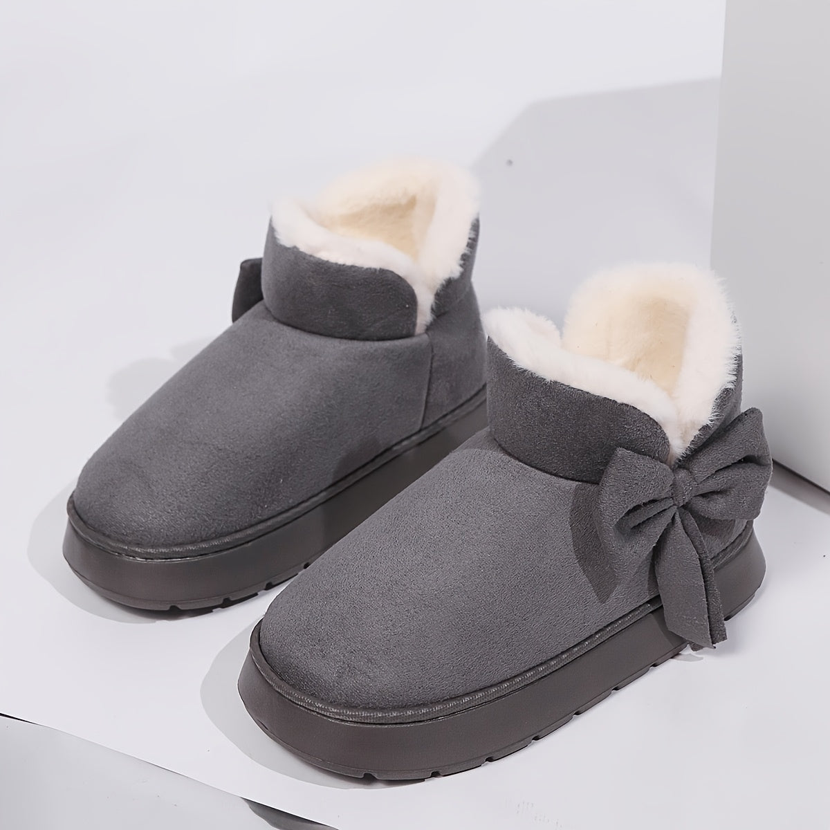 Women's Cozy Snow Boots Slip-On Fleece Lined Winter Shoes