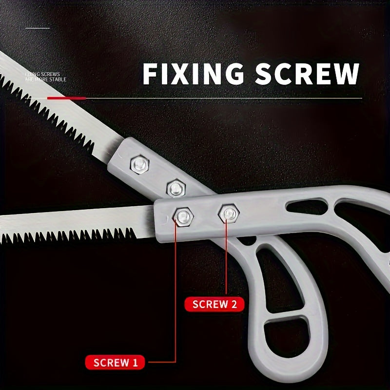 Sierra de jardín de acero al carbono para troncos y uso exterior con hoja de acero aleado