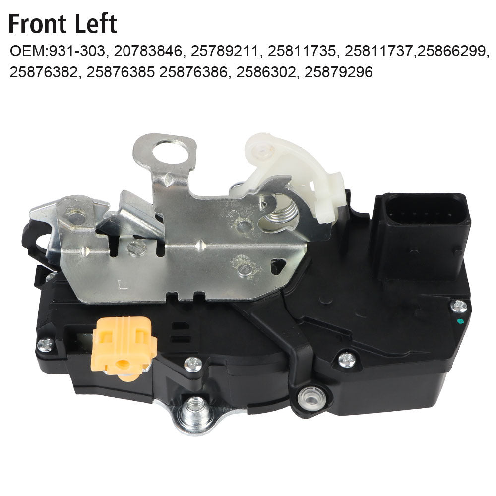 Front Left and Right Door Lock Actuator Mechanism for Vehicles