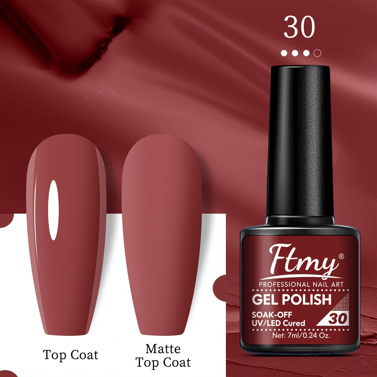 Women Gel Nail Polish Strong Bright Colors Long-Lasting