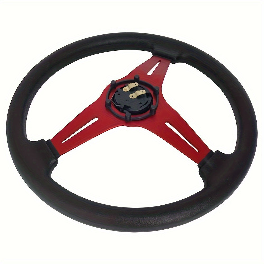 Volante de carreras Performance Deep Dish de 350mm para vehículos deportivos JDM