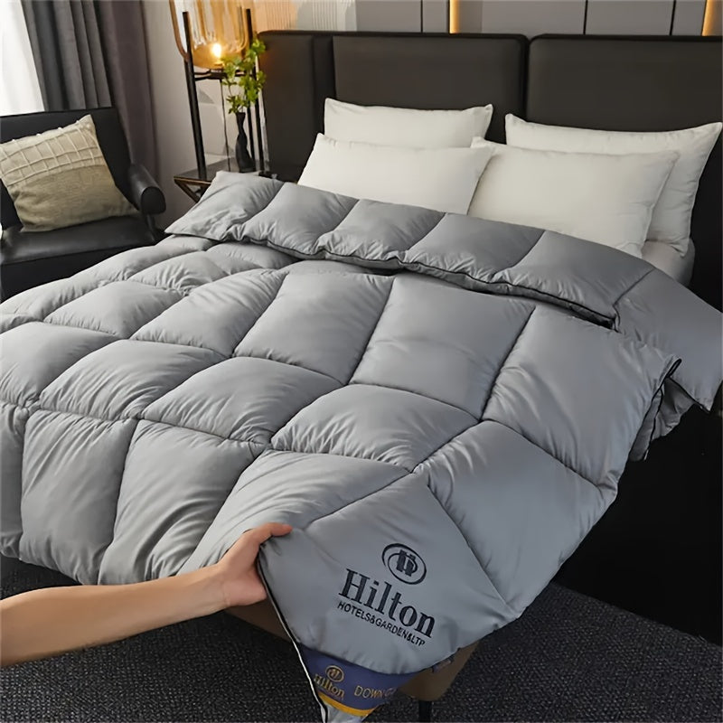 All-Season Ultra-Soft Polyester Comforter for Hotel Bedrooms and Gifts