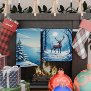 Kitchen Towel Set 2 Pieces Snowflake Winter Christmas Tea Towels Kitchen Decor