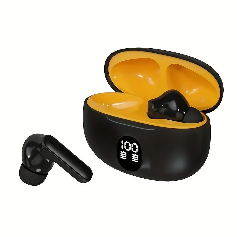 Auriculares inalámbricos TWS 2025 In-Ear con pantalla clara y sonido estéreo HiFi para deportes y juegos