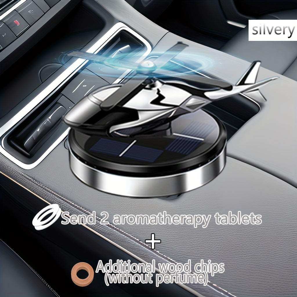 Solar Car Diffuser Air Freshener with 2 Fragrances for Vehicle and Home