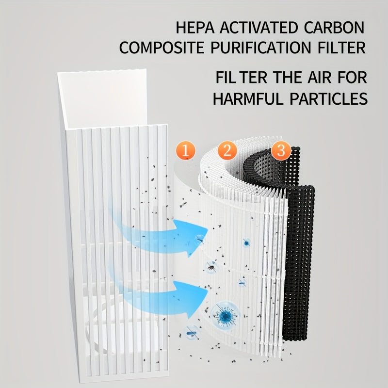 Home USB Air Purifier for Rooms and Office Removing Smoke Odors