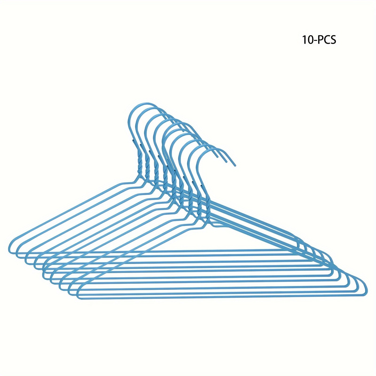 Non-slip Plastic Clothes Hangers Sets of 5 10 20 Heavy Duty Wardrobe Closet Organizers