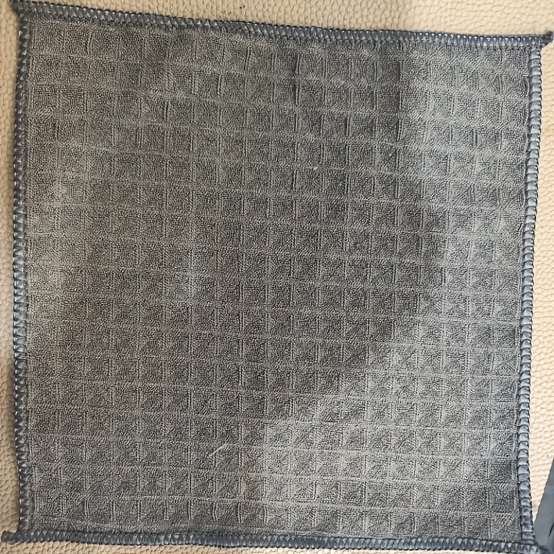 3Pcs Grey Coffee Machine Towels Absorbent Non-Woven Polyester Cleaning Cloths