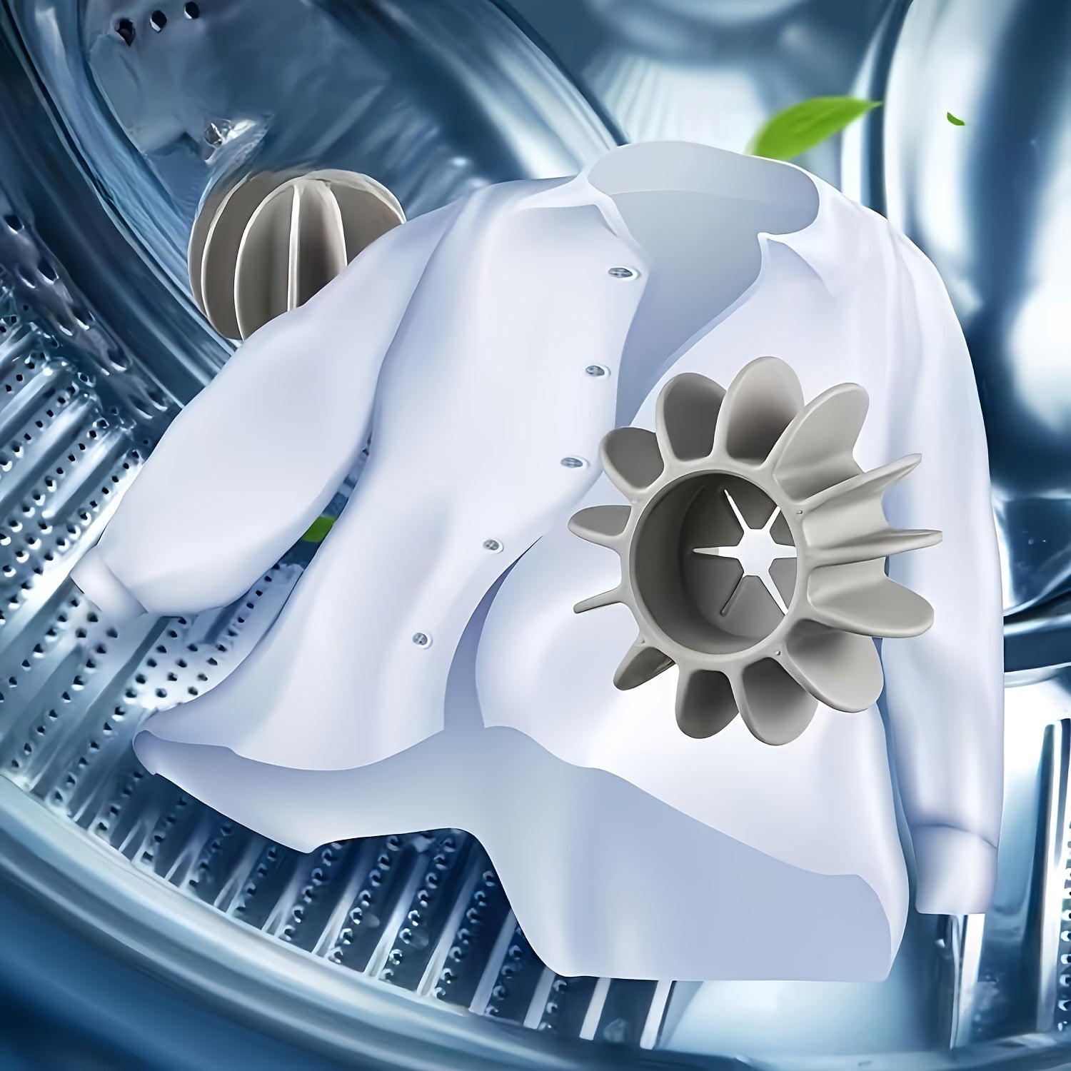 8 piezas de bolas de secadora para lavandería, reutilizables, suavizante de telas, anti-enredos, gadgets para el hogar