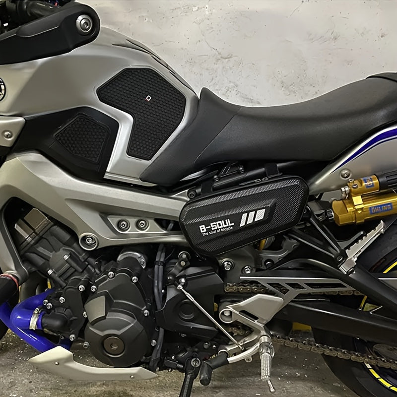 Motorcycle Side Storage Bag Hard Shell Triangle Waterproof Rainproof