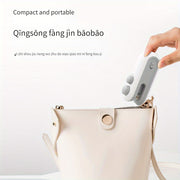 Sellador de alimentos portátil a batería, recargable por USB, plástico, para sellar al vacío snacks y conservar alimentos