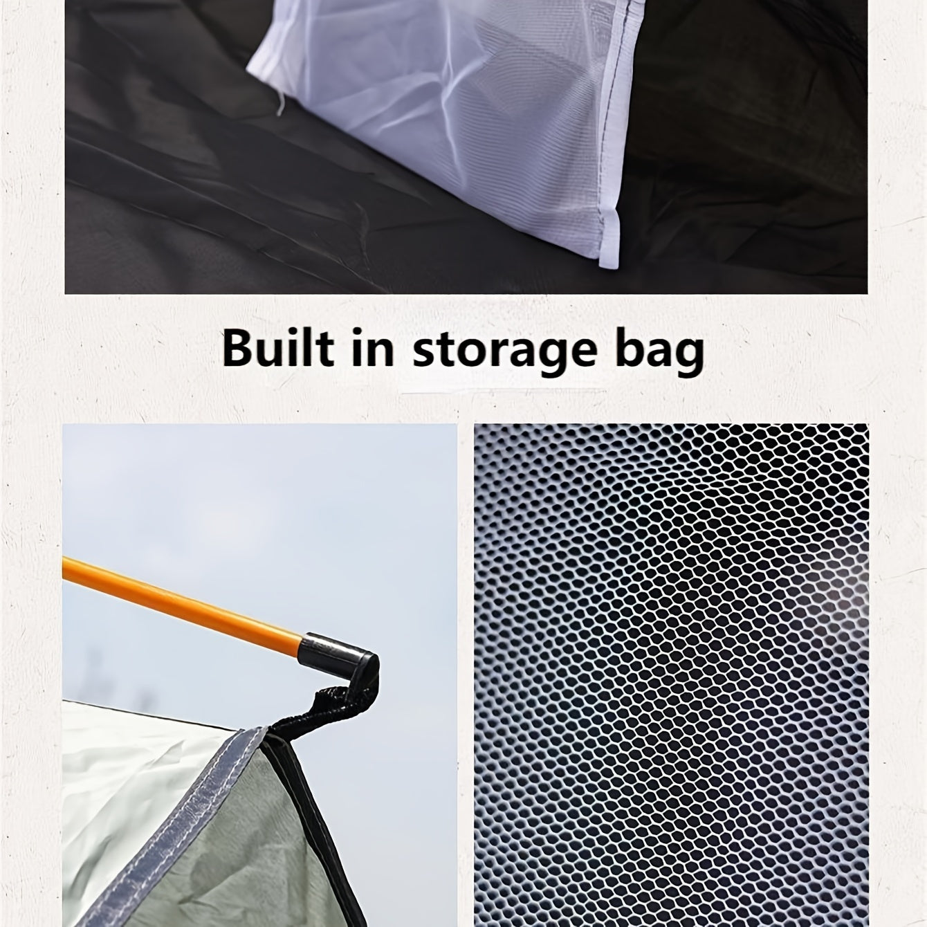 4-местная водонепроницаемая автоматическая палатка для кемпинга с быстрым открытием и тентом