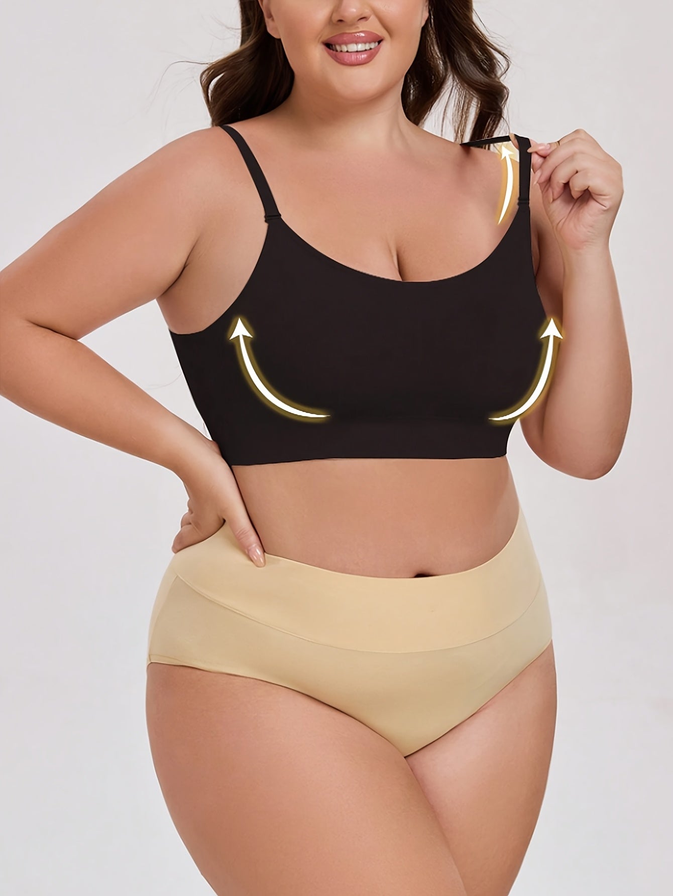 Women's Breathable Nylon Sports Bra for Running and Training