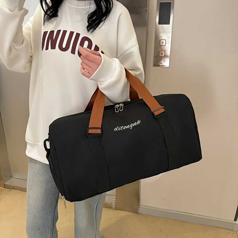 2024 Sports Duffel Bag with Wet Dry Separation Polyester Gym Travel Yoga Fitness Multi-Color