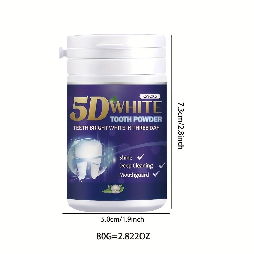 Teeth Whitening Powder Deep Cleansing Toothpaste for Daily Use and Travel