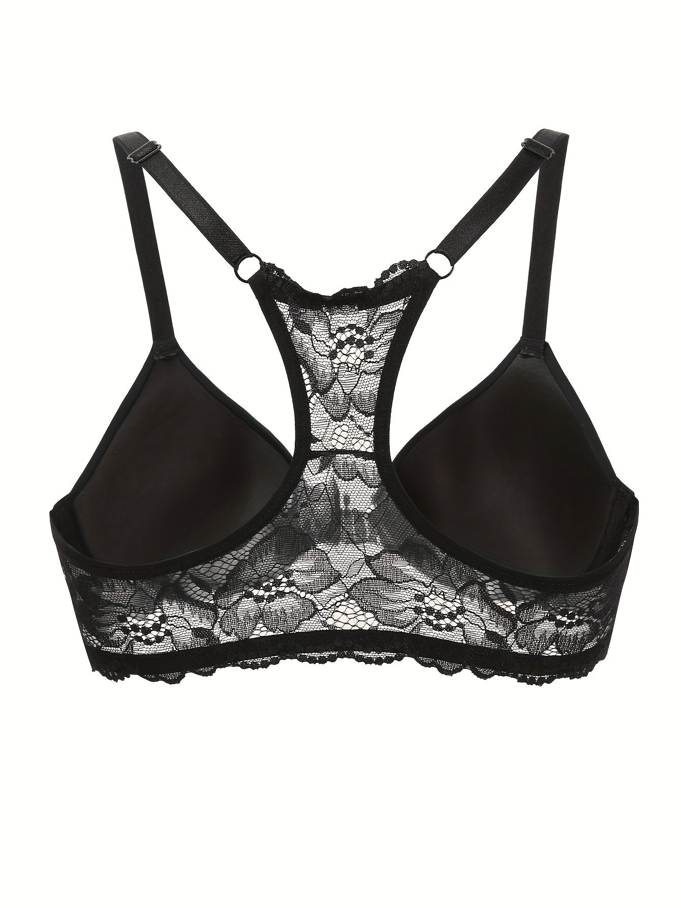 Women's Glossy Lace Lingerie with Front Buttons