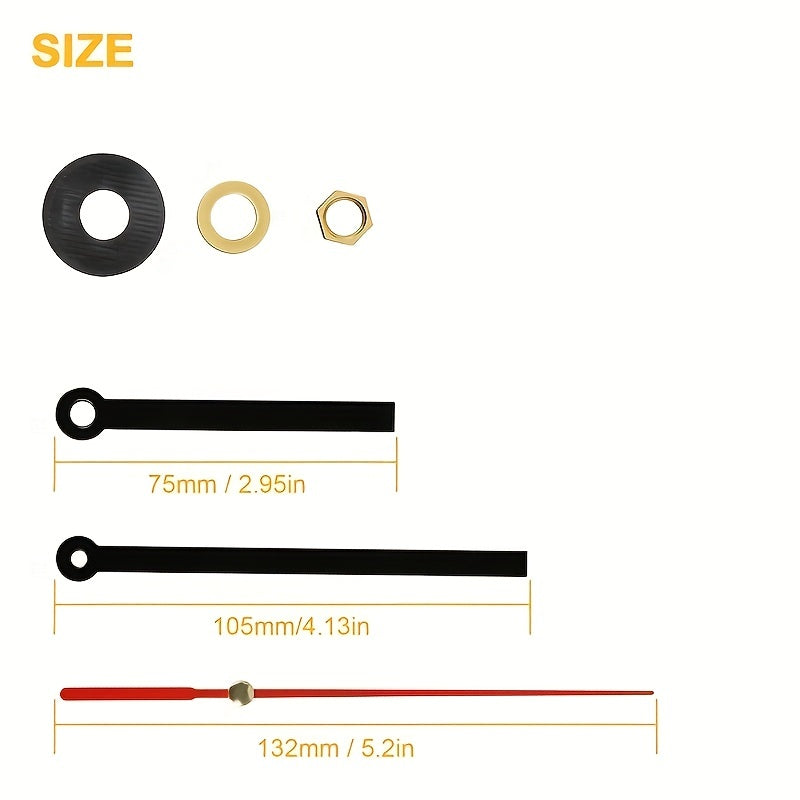 Silent Clock Movement Kit for DIY Wall Clocks Replacement Parts