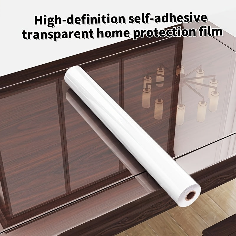 Self-Adhesive Protective Film for Wood and Marble Surfaces, Easy Peel, PVC
