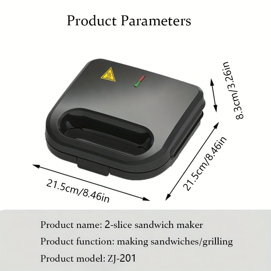 Double-Sided Electric Pancake Maker Non-Stick Grill Plates Ergonomic Handle