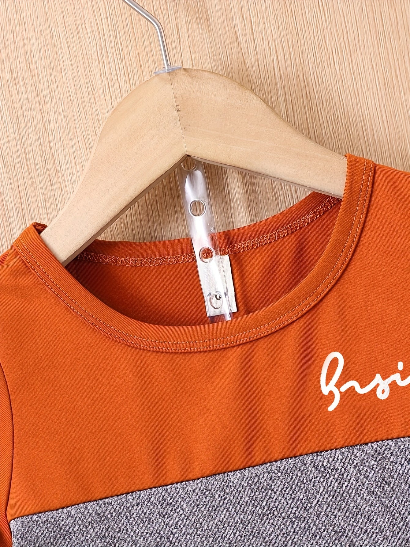 Kids Boys Summer Letter Print T-Shirt and Shorts Set Polyester Casual Age Over 3