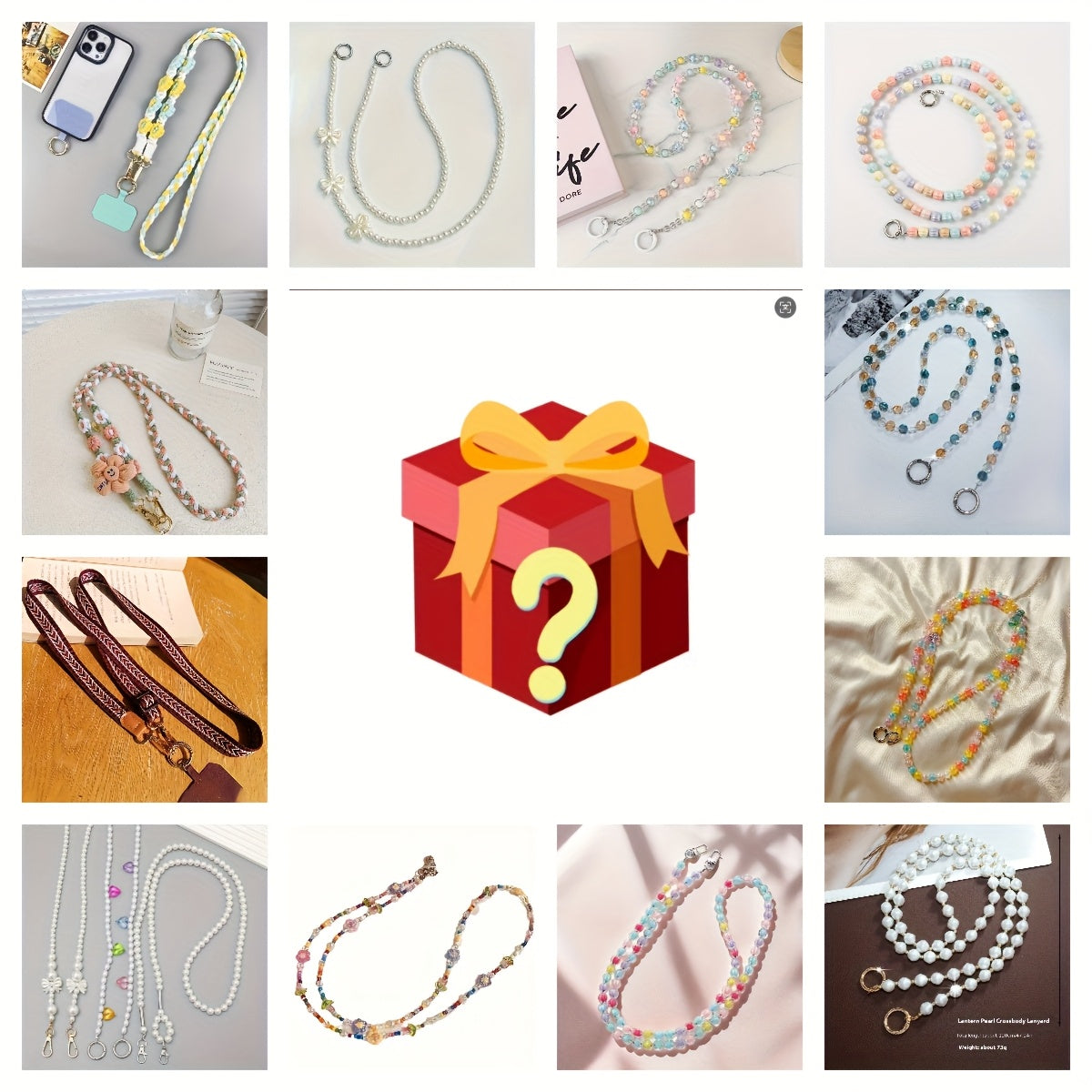 Mobile Phone Lanyard Mystery Box with Fashionable Design Long and Short Options Gift Idea