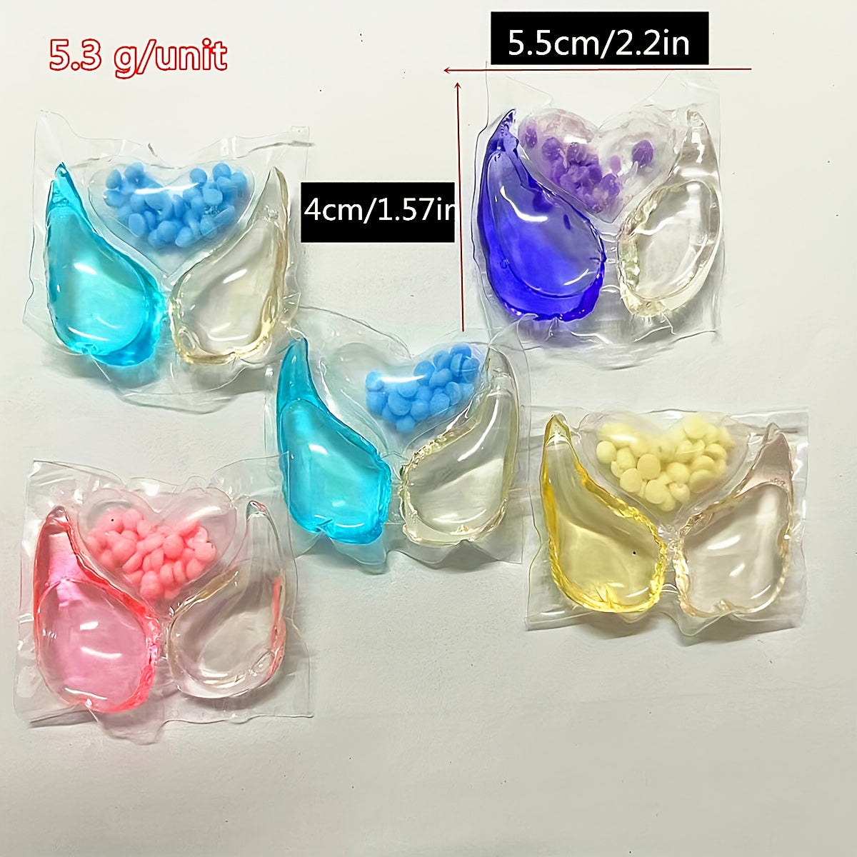 Heavy Duty Laundry Pods 30 Count Long-Lasting Fragrance Stain Remover Fabric Softener