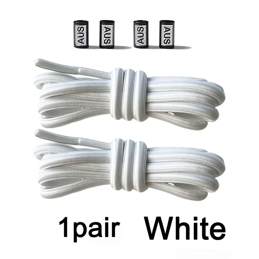 Unisex Elastic Colorful Shoelaces Durable Comfortable Adjustable