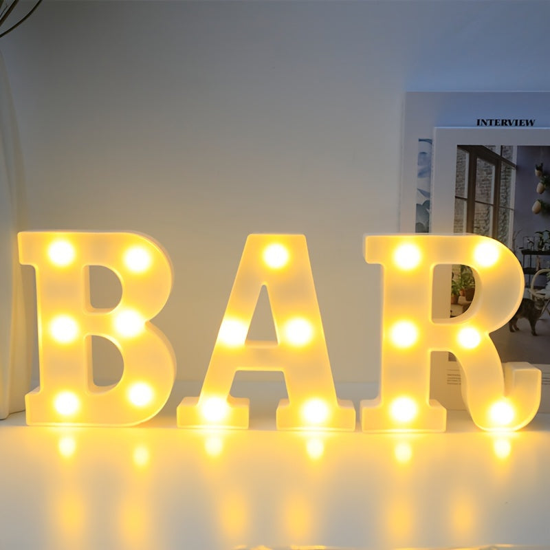 LED Alphabet Letter Lights for Home Decor Wedding Birthday Christmas Party
