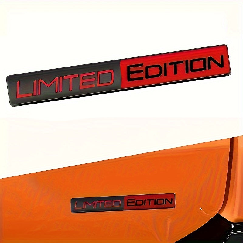 Insignia de metal en edición limitada, calcomanía de emblema 3D para coche, adhesivo para accesorios de motocicleta