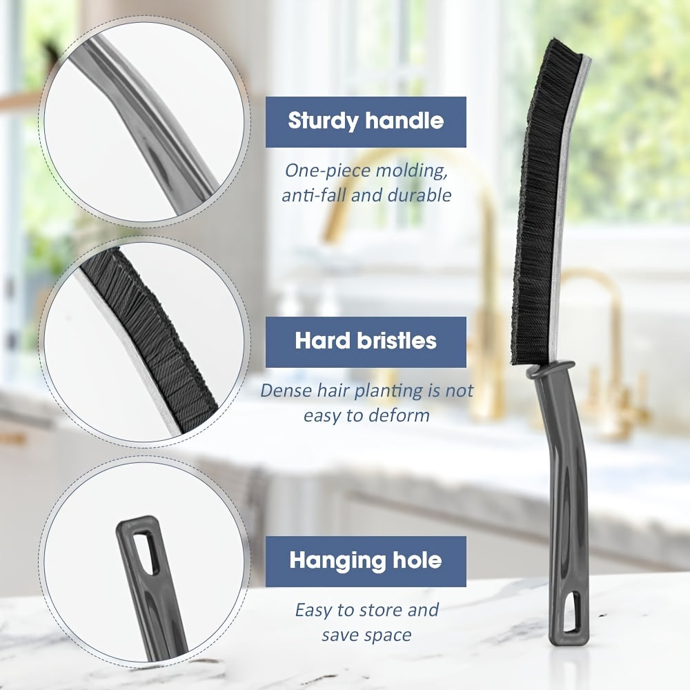 Многофункциональная щетка с жесткой щетиной для чистки щелей, 1/2/3 шт. для швов и плитки