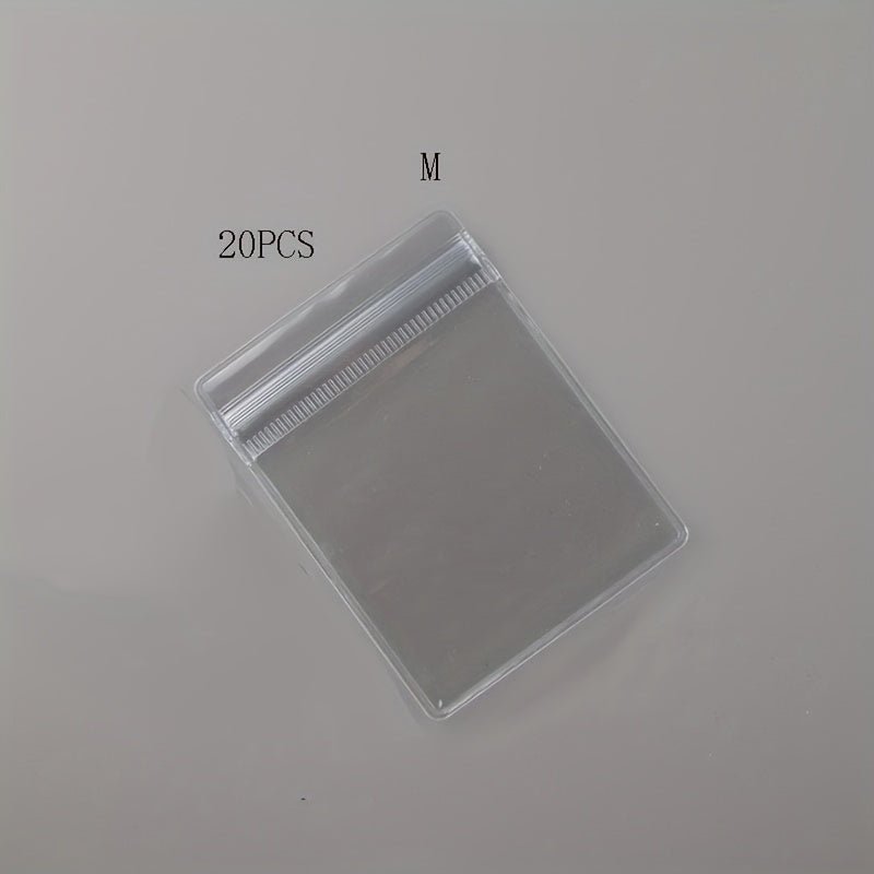 O'z-o'zini qulflash PVC zargarlik buyumlarini saqlash sumkasi changga qarshi tashkilotchilar 20 ta paket