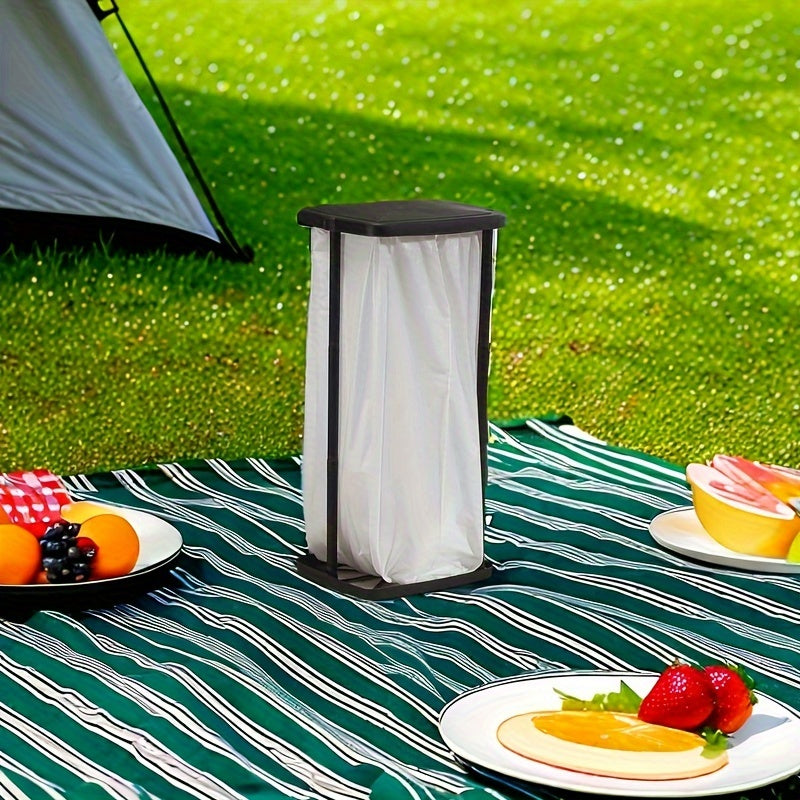 Portable Foldable Garbage Bin for Outdoor Indoor Use Camping Kitchen Household